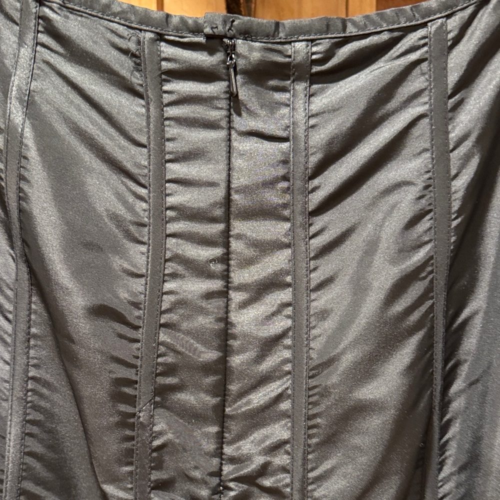 Chic Black A-Line Women's Skirt - Picture 7 of 8